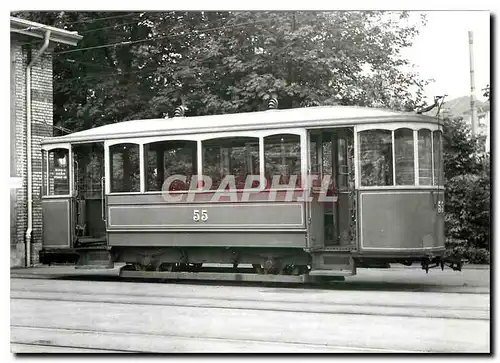 Cartes postales moderne Tram VBSch B2 55 vor der Verwandlung zum StStZ C 455