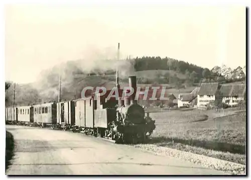 Cartes postales moderne Einer der letzten FW Dampfzuge in der Talkurve