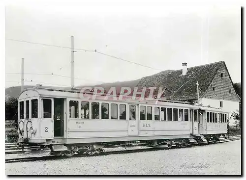 Cartes postales moderne Tram CFe 4 42 C 12 bei Ablieferung 1905