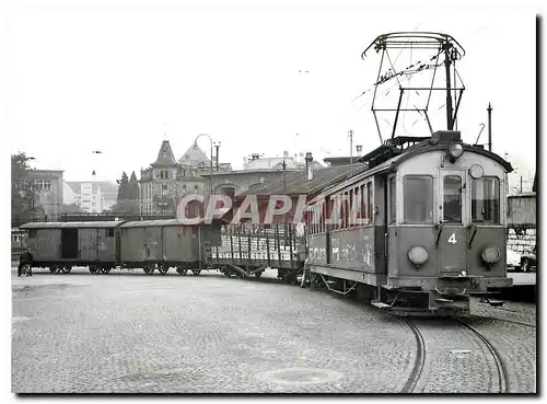 Moderne Karte Tram BDe 4 44 mit Wagen fur FW M 3 46 K 28 29 3 10 1964 Schaffhausen Guterbahnhof