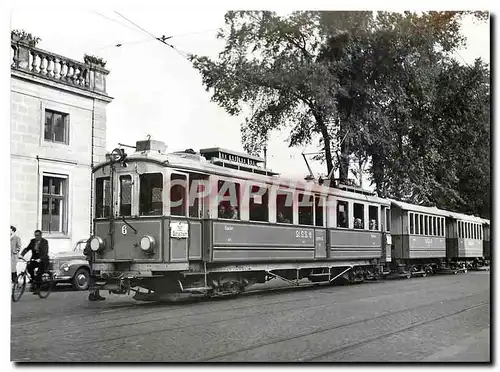 Moderne Karte Tram CFe 4 4 4 3 C ca 1940 Schaffhausen Bahnhofplatz