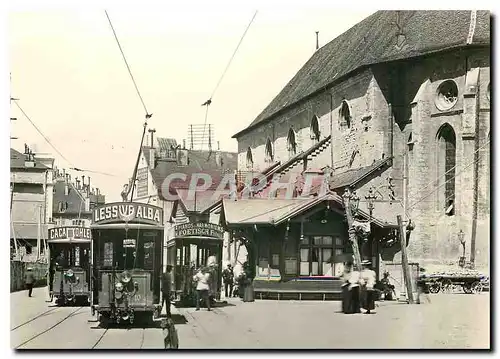 Moderne Karte Saint Francois lors de la construction de la poste principale en 1900