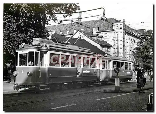 Cartes postales moderne Tram BFe 2 3 et B2 112 a Zurich Stadelhofen