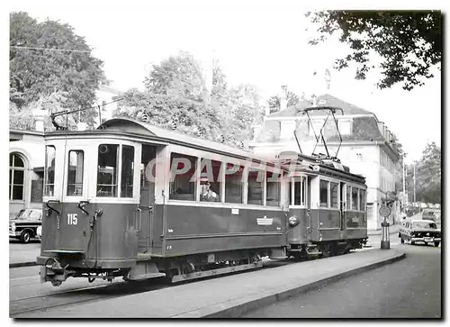 Moderne Karte Devant la gare de Zurich Stadelhofen