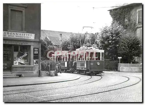 Cartes postales moderne Composition fixe serie 160 161 reunie par soufflet a la Brunnenmattstrasse en 1955 sur la ligne