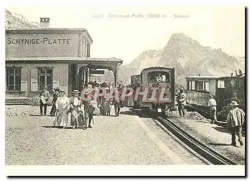 Cartes postales moderne Schynige Platte Station