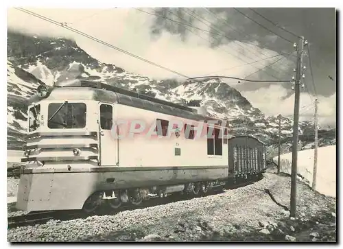 Moderne Karte Essais d'une Locomotive diesel pour le Francoethiopien