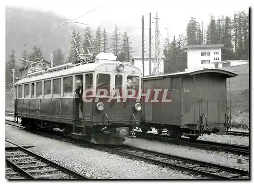 Cartes postales moderne Tram ABe 4 4 15 K 5504 a Pontresina