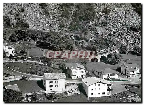 Cartes postales moderne Vue aerienne du viaduc helicoidal de Brusio