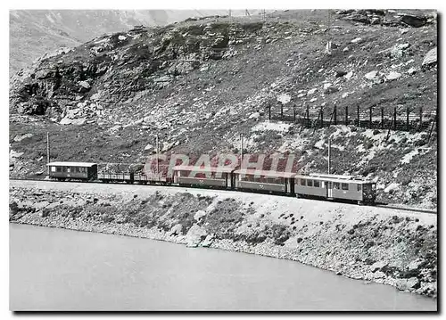 Cartes postales moderne Tram ABe 4 4 45 pres du Lago Bianco peu avant Ospizio Bernina