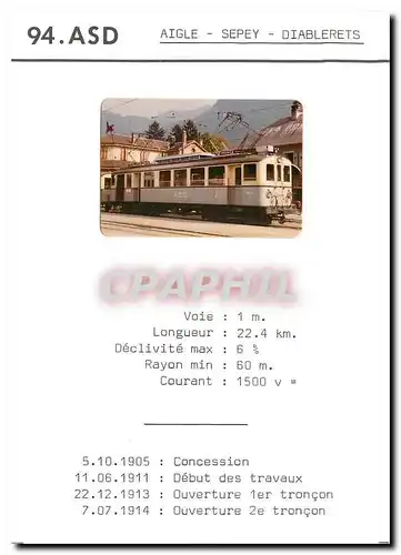 Cartes postales moderne Aigle Sepey Diablerets