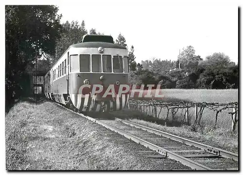 Cartes postales moderne Train Automoteur arrivant de Povoa a Famalicao