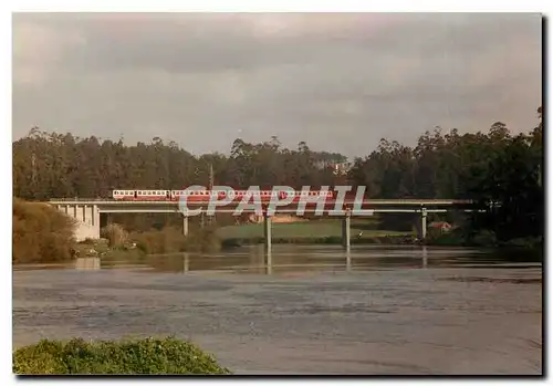 Moderne Karte Nouveau viaduc sur le Rio Aves pres de Vila do Conde