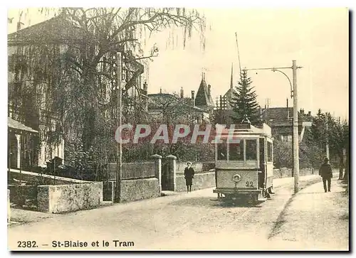 Cartes postales moderne St Blaise et le Tram