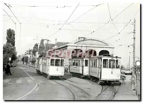 Moderne Karte Devant le depot de Corcelles