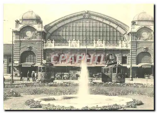 Cartes postales moderne Centralbahnhof Basel mit BStB Ce 2 2 122