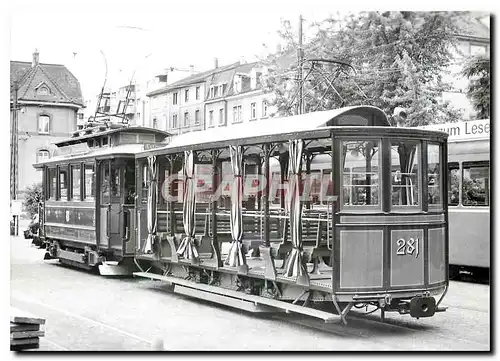 Cartes postales moderne BVB Jubilaumszug mit C 281 und Ce 2 2 4 im Depot Wiesenplatz