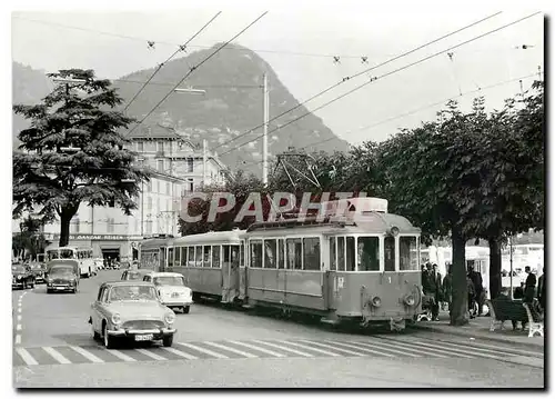 Moderne Karte Tram BFe 2 3 1 C 31 C4 42 a la Piazza Manzoni