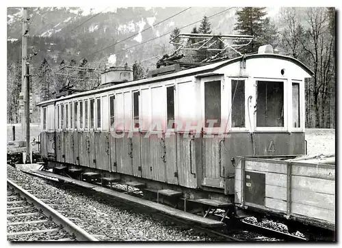 Cartes postales moderne Tram BCF Ze 2 4 a Grafenort