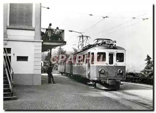 Cartes postales moderne Tram ABe 4 4 5 avec les voitures ex MOB