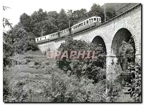 Cartes postales moderne Train pour Lugano sur le viaduc pres de Cappella Agnuzzo