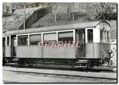 Cartes postales moderne Tram B 11 voiture du parc d'origine a Ponte Tresa