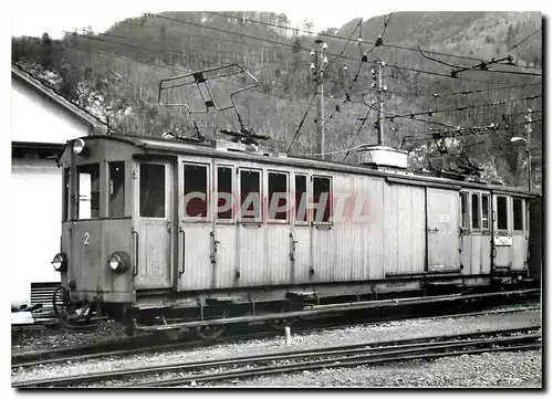 Cartes postales moderne Tram BCF Ze 2 4 2 a Stansstad