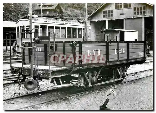 Cartes postales moderne Tram L 214 au depot de Bevieux