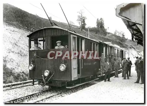 Moderne Karte Tram He 2 2 1 CFe 2 4 51 a Gryon