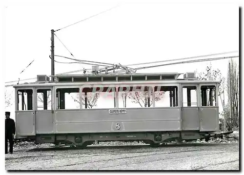 Moderne Karte Tram Ce 2 2 8 devant le depot de Clarens