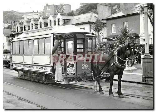 Cartes postales moderne Bei nassem Wetter werden in Douglas 3 Kurse mit den schweren