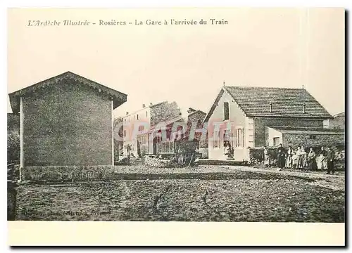 Cartes postales moderne Rosieres La Gare a l'arrivee du Train