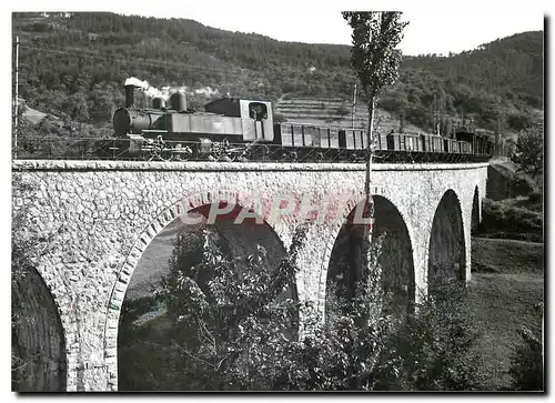 Cartes postales moderne Train marchandises sur le viaduc de St Prix