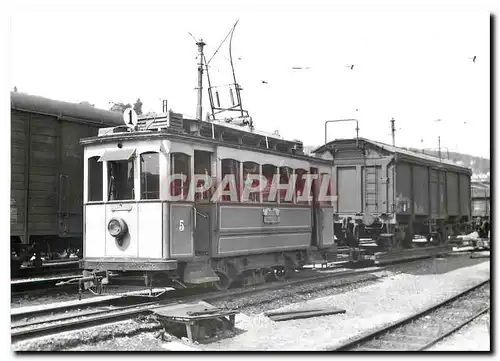 Ansichtskarte AK Tram Be 2 2 5 manoeuvrant a Schaffhouse Guterbahnhof