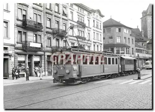 Cartes postales Train mixte pour Schleitheim a Schaffhouse Gare