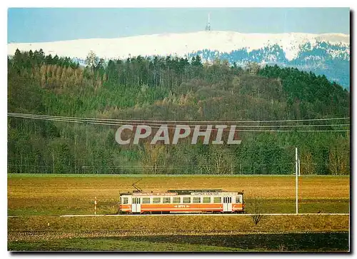 Ansichtskarte AK Tauffelen Ins Bahn BTI Solotriebwagen Be 4 4 503