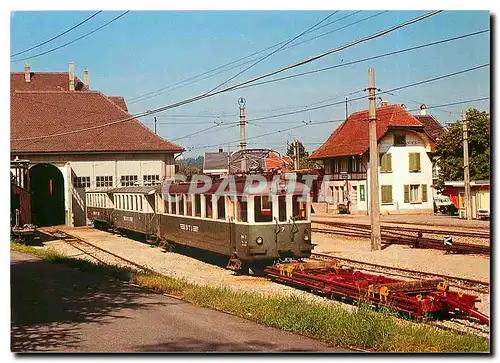 Ansichtskarte AK Tauffelen Ins Bahn BTI Birsigtalern Be 4 4 7 B 32 36 am 26