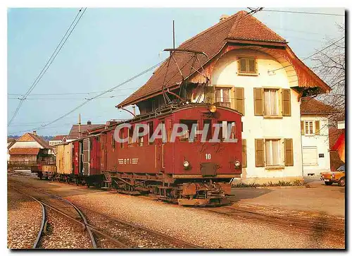 Cartes postales Tauffelen Ins Bahn BTI BDe 4 4 10 G 55 52 M 62