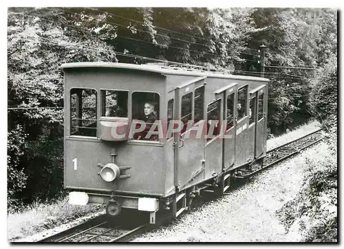 Cartes postales Dolderbahn Standseilbahnwagen 1 von 1928 kurz vor der Betriebsumstellung