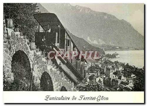 Cartes postales Funiculaire de Territen Glion