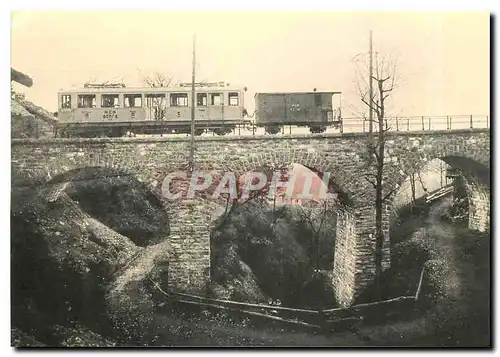 Ansichtskarte AK Train pour Monthey sur le viaduc de Chemex