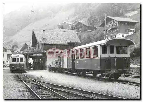 Cartes postales Champery BDEh 4 4 14 et ex BC 10 modernisee