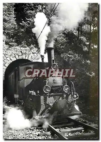 Ansichtskarte AK Train pour Le Locle a la sortie du Tunnel du Chatelard