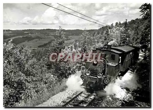 Ansichtskarte AK Train pour Le Locle pres du Tunnel du Rayat