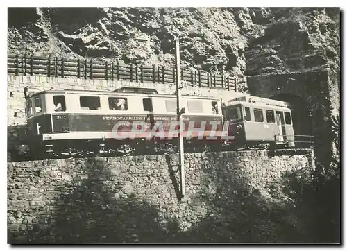 Cartes postales Essai d'une locomotive du transandin au dessus de Sassal