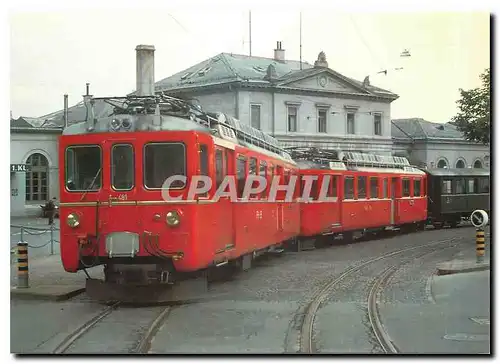 Cartes postales moderne Tram ABDe 4 4 481 486 B 2248 a Coire sur la place de la Gare