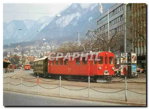 Cartes postales moderne Motrice ABe 4 4 30 a la place de la Gare a Coire