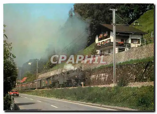 Moderne Karte Tram G 4 5 107 108 attaquant la rampe en dessus de Kublis