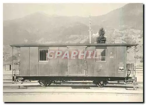 Cartes postales moderne Wagon poste Z 301 construit en 1890 par SIG