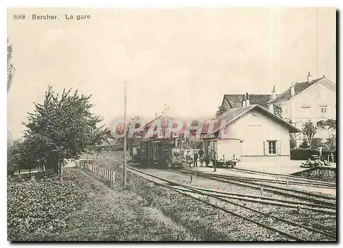 Cartes postales moderne Bercher La gare